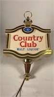 Lighted Sign - COUNTRY CLUB MALT LIQUOR