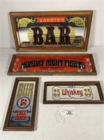 Bar Mirror Signs