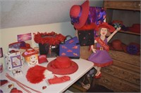 Red Hats and Decor Lot