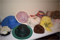 Vintage and modern Hats