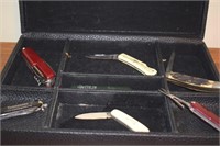Knife lot with case