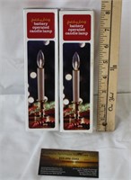 (2) Battery Operated Candles