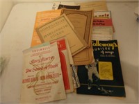Sheet Music and books