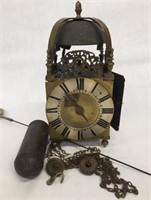 17th / 18th Century Bell-Top English Lantern Clock