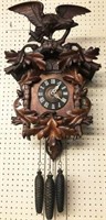 Lg. Antique German Black Forest Cuckoo Clock.