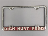 Dick Hunt Ford License Plate
