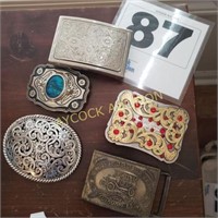 Belt buckles (5)