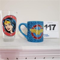 Wonder Woman glass & mug