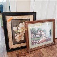 Decorative framed pictures (2)