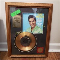 Gold Plated Record (Elvis) & Elvis Album