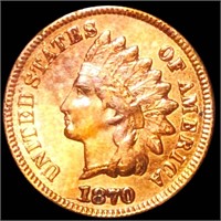 1870 Indian Head Penny CLOSELY UNCIRCULATED