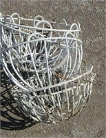 (5) Metal Hanging Plant Baskets