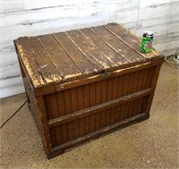 Vintage Wood Crate w Cedar Lining