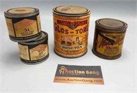 Group of 4 Vintage Cans