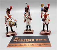 54MM Painted Lead French Soldiers