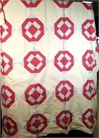 Hand-Stitched Quilt Top - 84x84