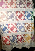 Hand-Stitched Quilt Top - 72x83