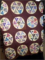 Hand-Stitched Quilt Top - 67x82