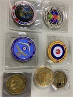 MISC MILITARY COMMERATIVE COINS