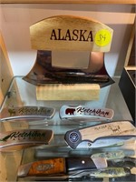 LOT- ALASKA POCKET KNIVES AND SKINNING KNIFE
