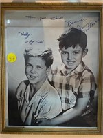 AUTOGRAPHED WALLY AND THE BEAVER PHOTO