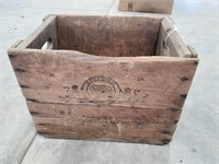 Bells wooden beer box