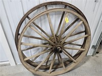 2-wood spoke wheels--not a set