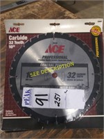 Ace 10" Carbide Saw Blade 32T