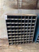 Bolt Bins w/ Bolts, Nuts, Hardware