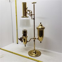 vintage 31" Aladdin table lamp. solid brass