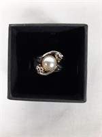 ANTIQUE STYLE VICTORIAN PEARL RING