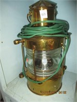 Brass Anchor Ship Light Electrified