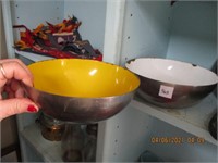 2 Made in Germany Enameled Bowls-Some Chips
