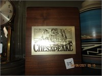 Walnut Tobacco Box w/Chesapeake Label