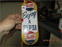 Porcelain Pepsi Sign