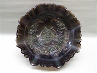 Imperial Glass Dutch Windmill Bowl