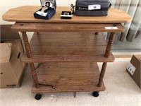 Rolling TV Stand