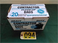 New Box of Heavy Duty Garbage Bags