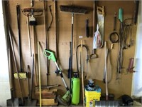 Wall of Long Handled Tools, etc.