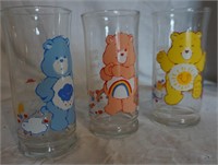 3 Care Bear glasses for one money