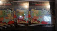 3 state series quarters collectors maps for 1 mone
