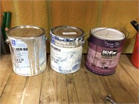 3 Gallons of Assorted Paint