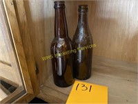 2 A.H.M. Upper Sandusky Brewing Bottle