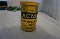Acme faucet washer tin