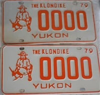 2 Yukon license plates for one money