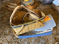 4 Longaberger Baskets