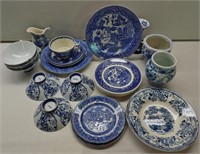 Misc. Blue Dishware