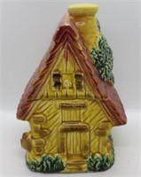Ceramic Cottage Cookie Jar - 10" tall