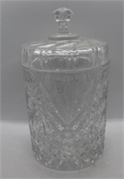 Glass Biscuit Jar - 11" tall