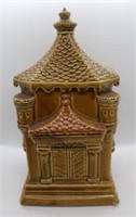 Ceramic Oriental Pagoda Cookie Jar